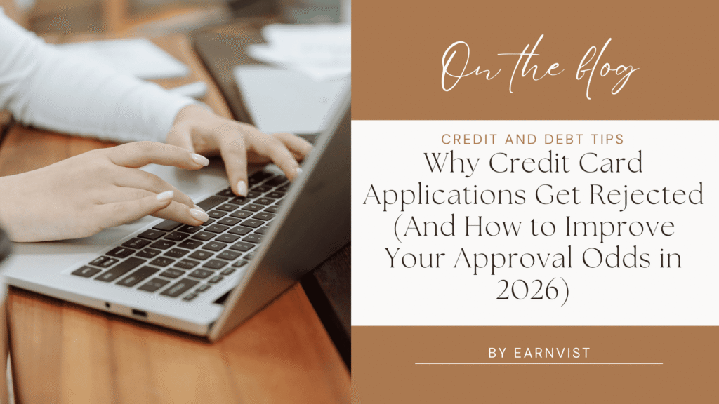 Credit card application rejected due to low credit score and high utilization in 2026