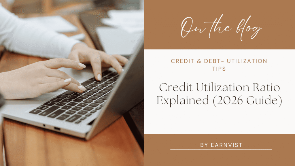 credit utilization ratio explained showing credit card balance and limit calculation