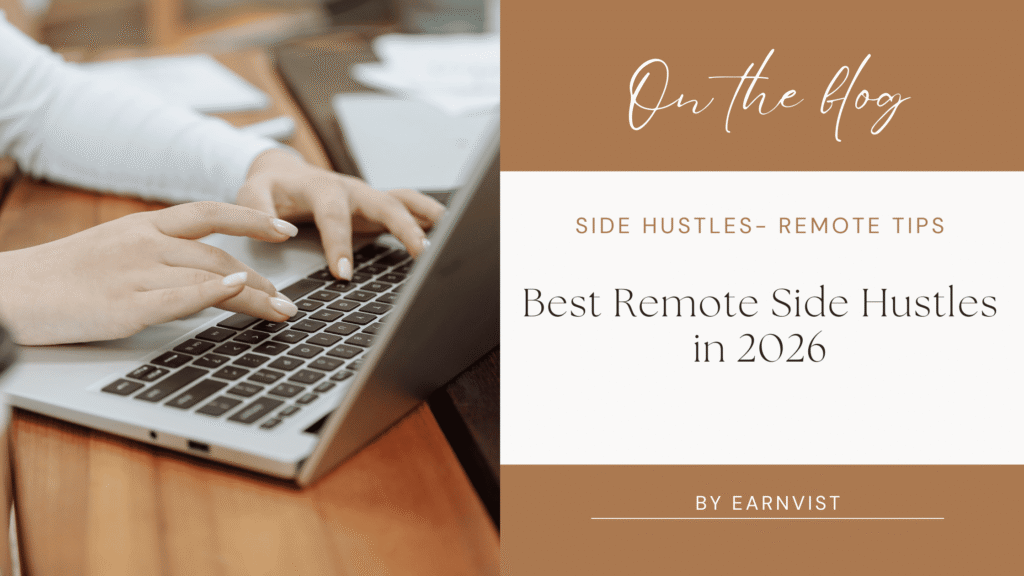 best remote side hustles in 2026 working from home online income ideas